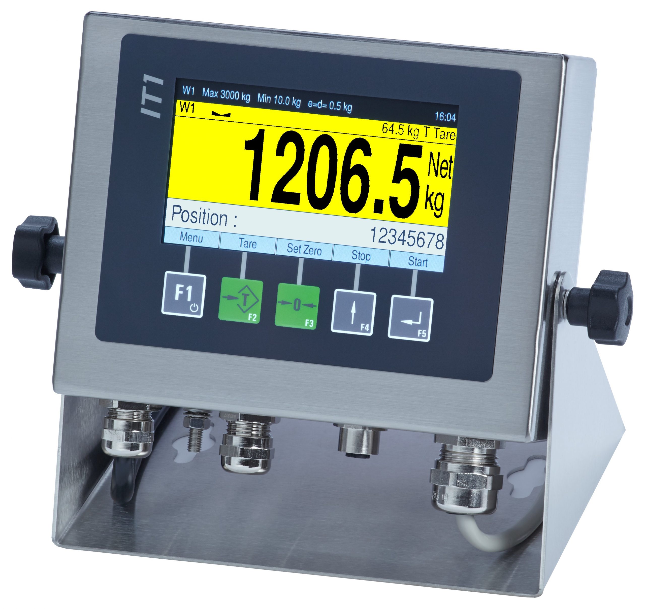 Abbildung Waagen Anzeige Kopf SysTec IT1